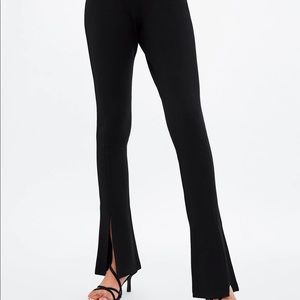 Zara NWT Split Leggings Small